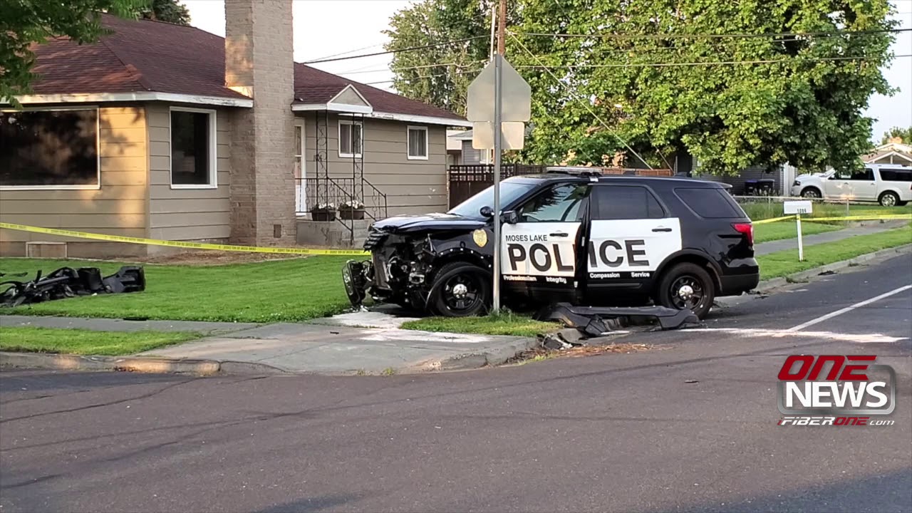 Moses Lake officer involved in collision with pursuit suspect released ...