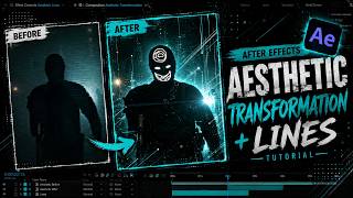 Aesthetic Transformation + Lines l After Effects Tutorial