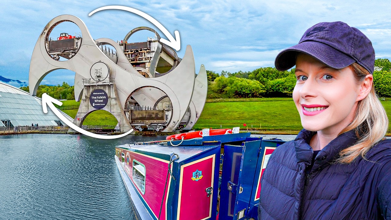 I Drove A Boat On The World’s Only Rotating Boat Lift | Falkirk Wheel