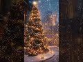 Magical Winter Castle with Falling Snow ✨