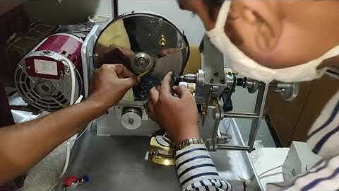 Jewels & Tools - Gemstone Calibration Machine - Making a 13X18mm Turquoise Cab