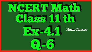 Chapter 4 Ex 4.1 q6 Principle Of Mathematical Induction  Class 11 (NCERT MATHS)