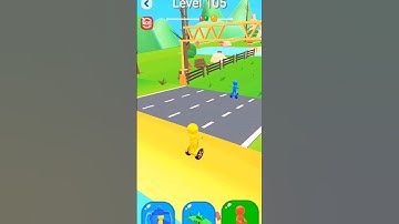 Shape-shifting Funny Race  New Hyper Casual Games, Level 105 #shorts #shapeshifting #gameplay