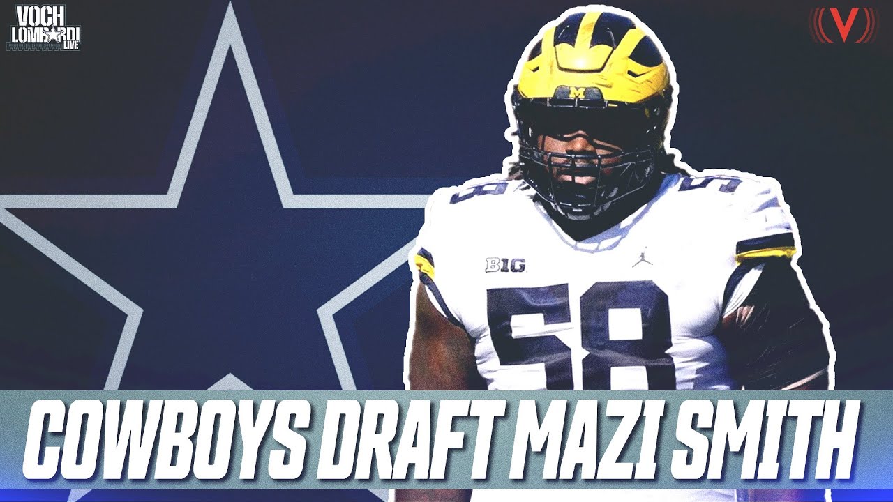 Dallas Cowboys 1st round DT Mazi Smith film session | 2023 NFL Draft | Voch Lombardi Live
