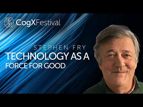 Stephen Fry on How to use AI as a force for good | CogX Festival 2023