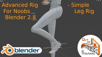 Blender 2.8 Rig a leg compatible with Unity, for noobs and not