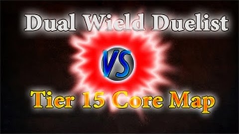 Path of Exile Dual Wield Duelist VS Tier 15 Core Map (Dangerous Map)