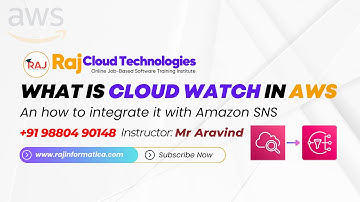 What is cloud watch an integration cloud watch to SNS ? By Aravind From Raj Cloud Technologies