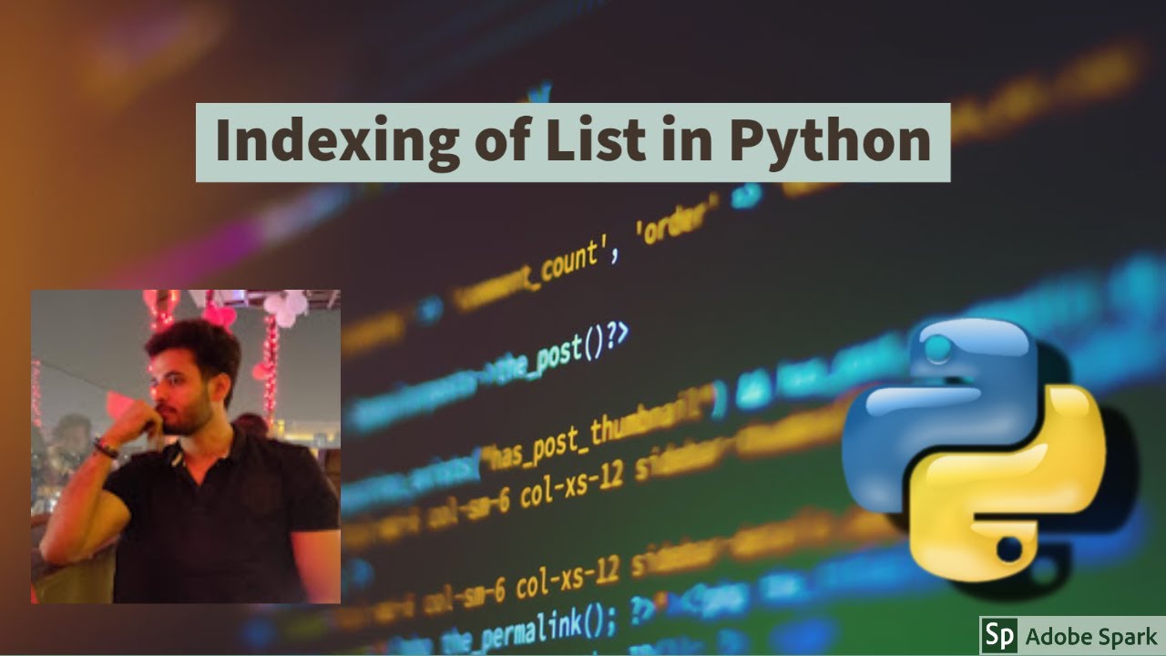 Indexing of List in Python #python #python3 #pythonforbeginners #list # ...