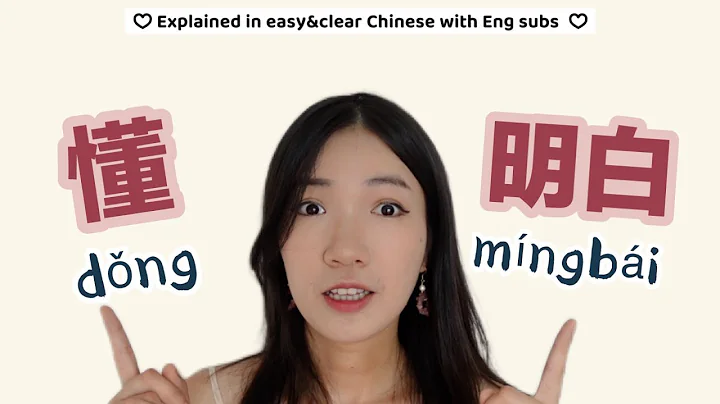 “Understand” in Chinese - Difference between 懂dǒng and 明白míngbai - Beginner Grammar - DayDayNews