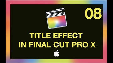 Tamil Tutorials - Wedding Title Effect in Final Cut Pro X (Animated Title Preset) with Download Link