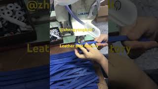 Making bag belt wholesale #belt #beltmaking #factory #leather #wholesale #customerservice #bluebelt