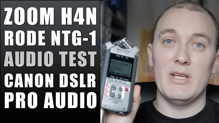 Zoom H4N & Rode NTG-1 Shotgun Mic | Canon DSLR