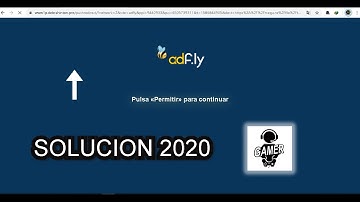 ✅Solución al Permiso PAGINA de adfly PLEASE PRESS ALLOW TO CONTINUE Solucion 2020