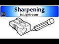 Sharpening in Lightroom CC 2015