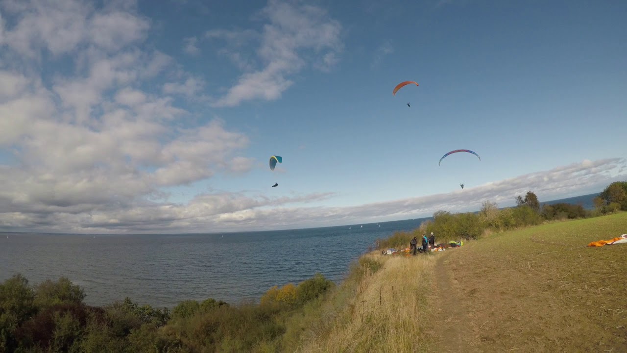 Ostsee Gleitschirmfliegen 03.10.2019 Rita und Felix
