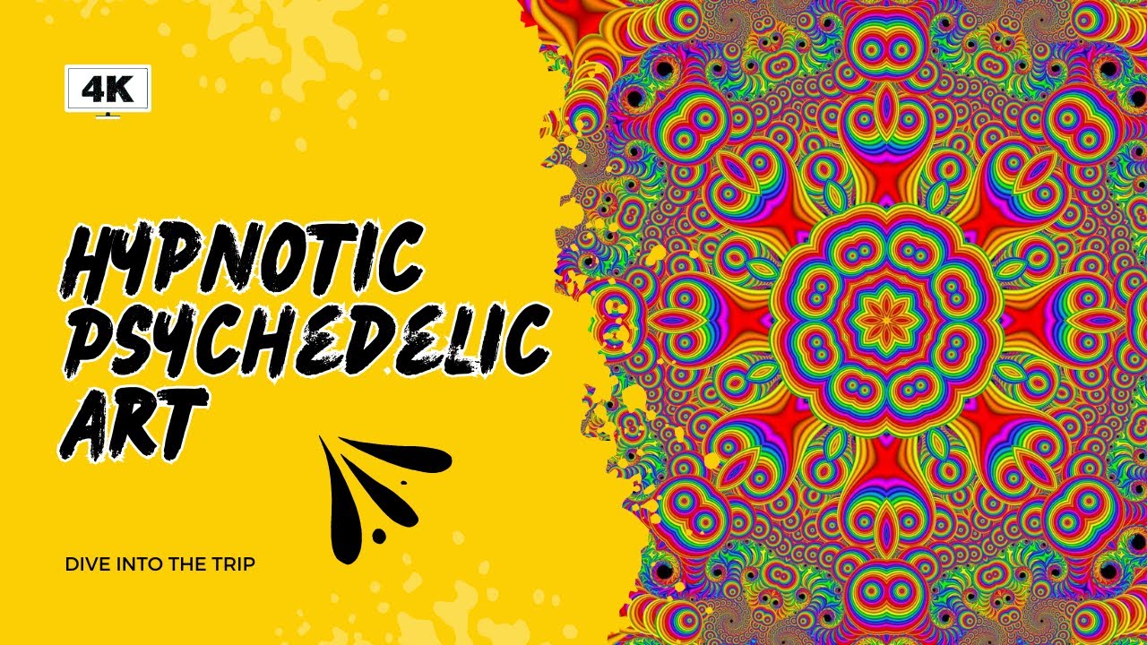 Hypnotic Psychedelic Art in 4K: Dive into the Trip - YouTube