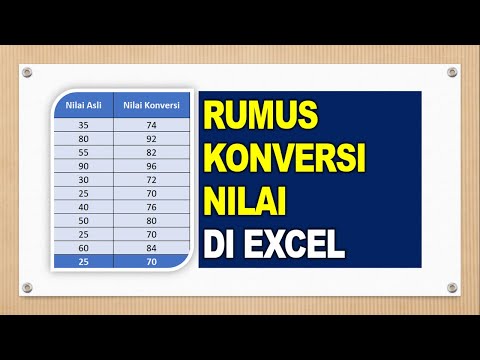 Video: Apa itu rumus konversi?