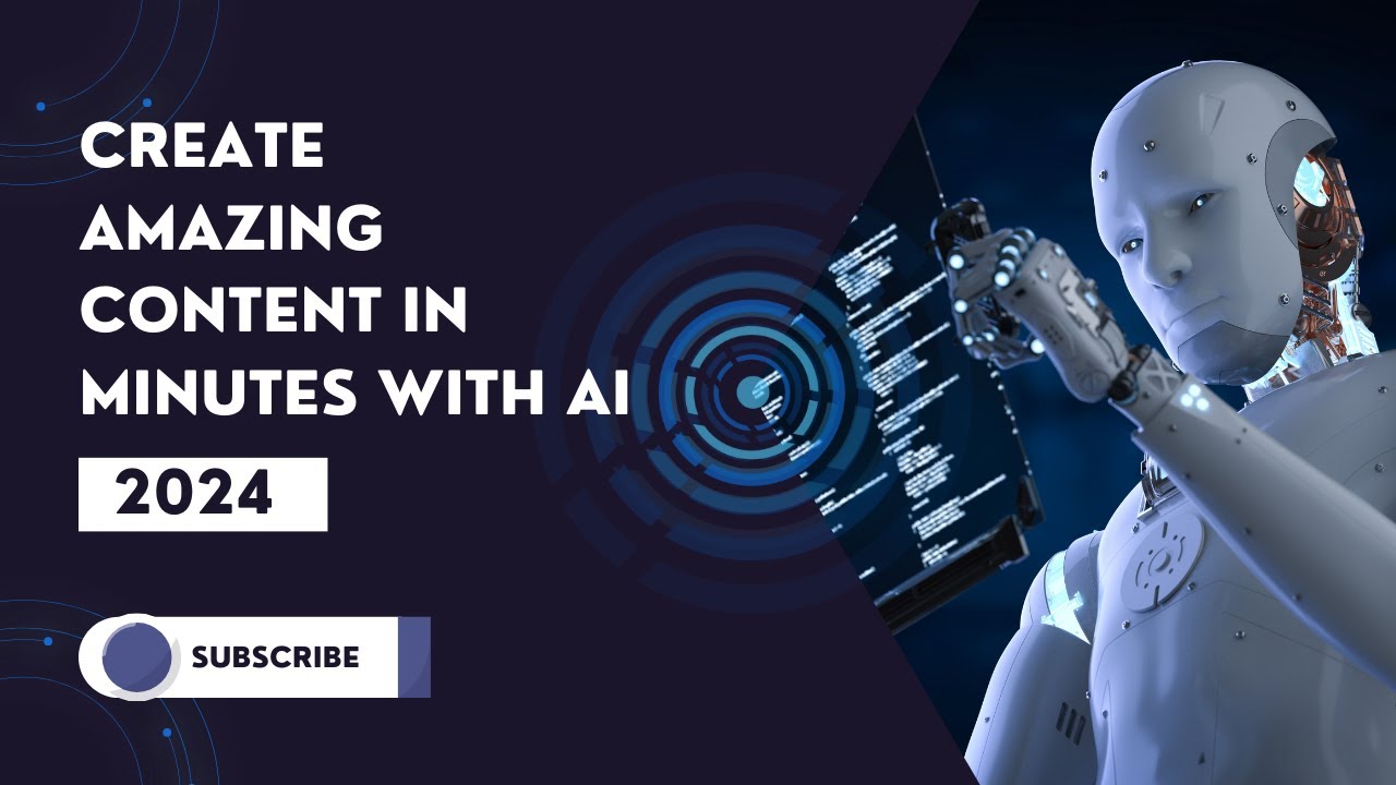 Create Amazing Content in Minutes with AI - YouTube
