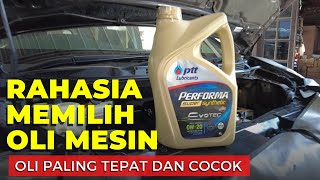 Rahasia memilih oli mesin yang bagus untuk mobil anda pilih Oli PTT Lubricants Indonesia