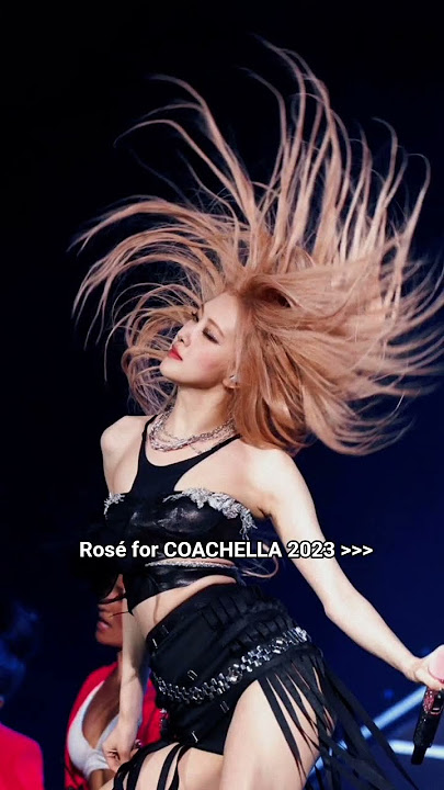 her hairflip omh👀💃 #rosé #coachella2023 #blackpink #rosie #blondehair #roseannepark