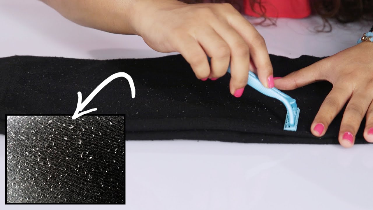 DIY: How to Remove LINT from Clothes quickly at home 