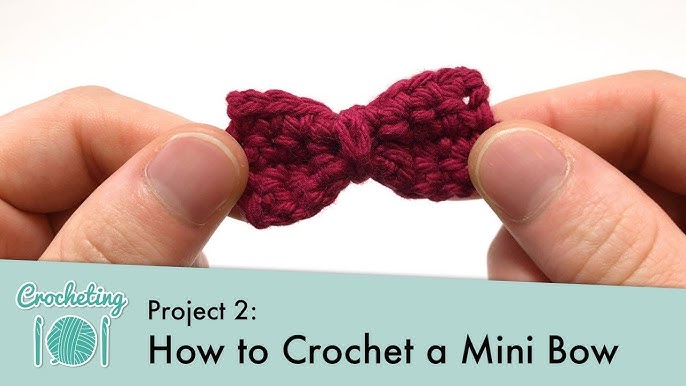 Crochet Curly Bow Tutorial ⋆ Dream a Little Bigger