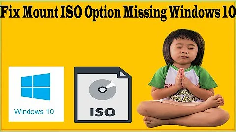 How To Fix Mount ISO Option Missing In Windows 10? How To Restore ISO Mount Option In Context Menu?