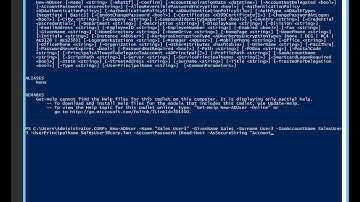 Powershell New-Aduser Create a new user with a Password
