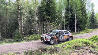 SSR 2024  Rally  Axplock från SS2  4WDklassen med flera