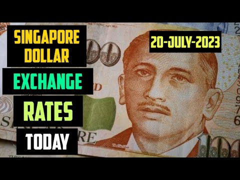 Singapore Dollar Exchange Rates Today 20 July 2023 Singapore Forex Trading Market News