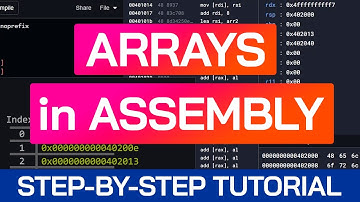 Arrays in Assembly | Beginner Tutorial | Learn Assembly Programming | x86-64 Machine Code Course