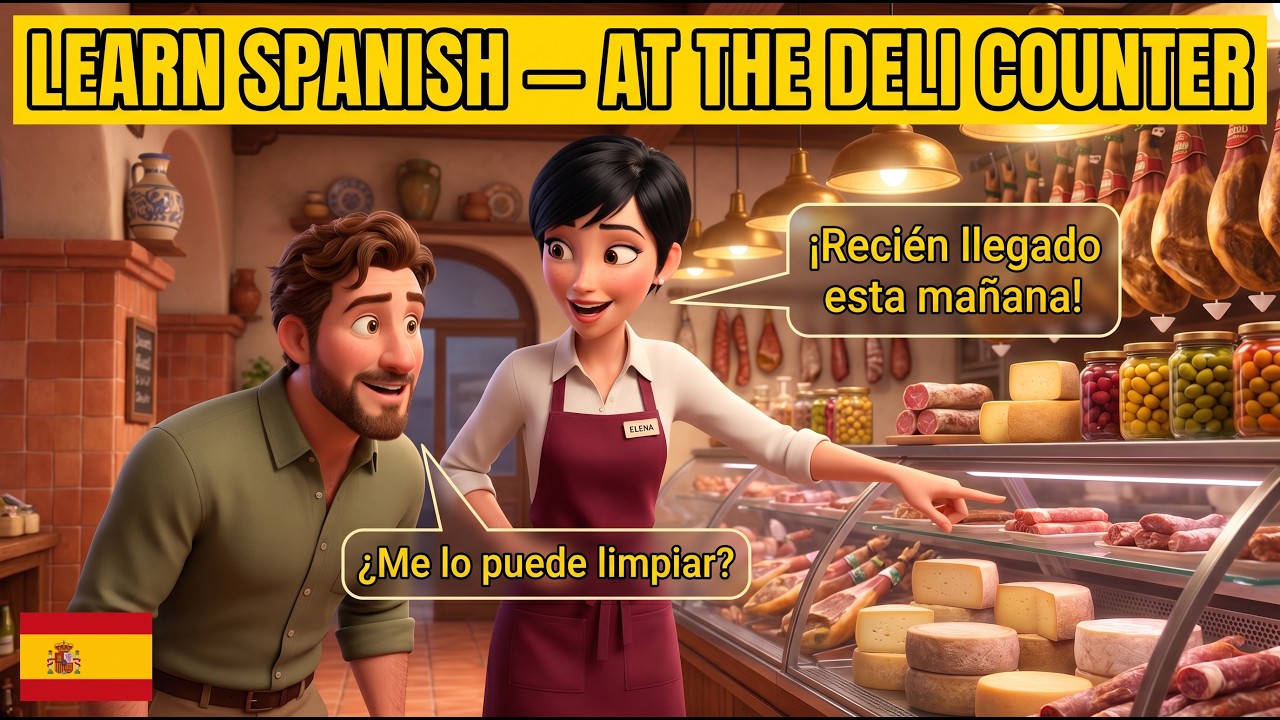 10 Easy Spanish Conversations for Beginners - livel A1-A2 - YouTube