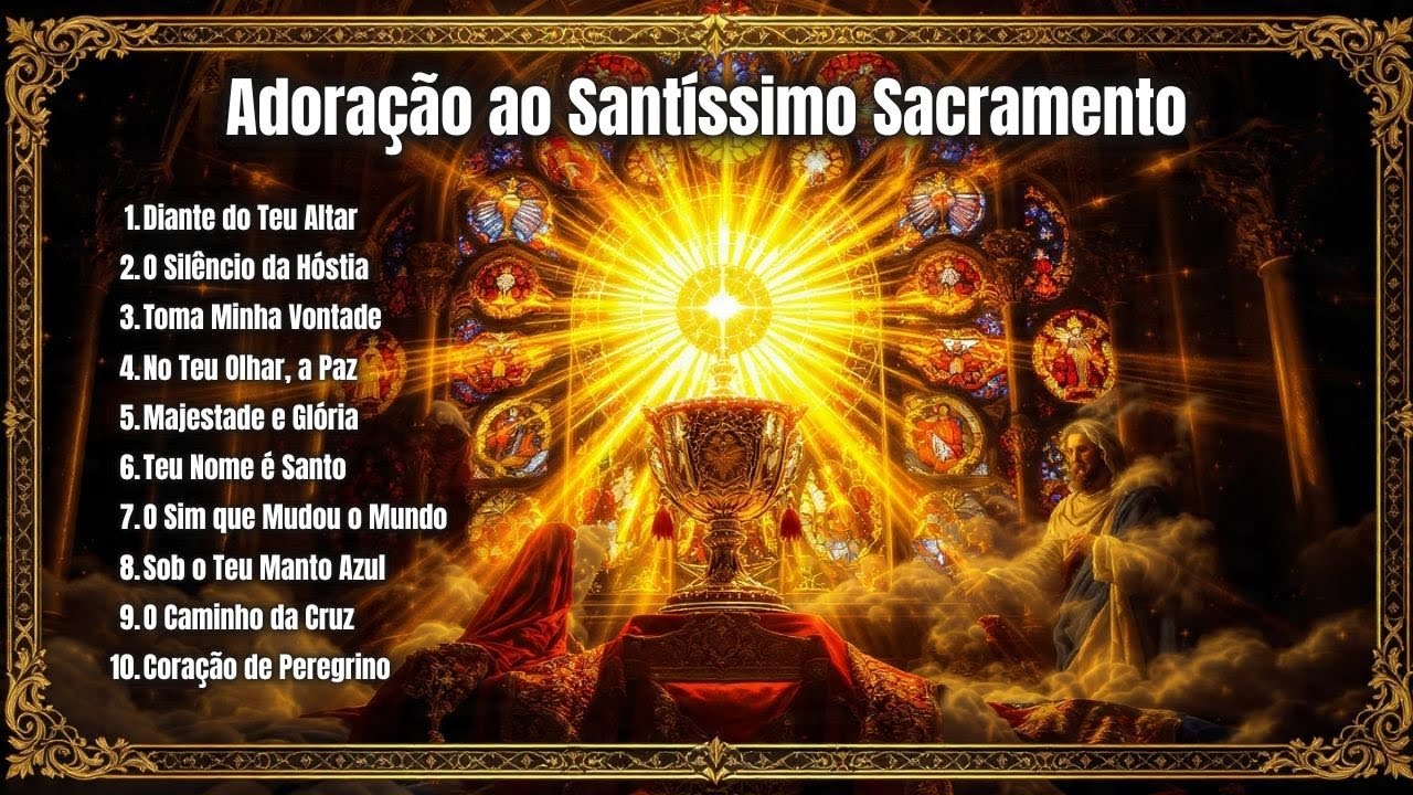 Álbum (Completo): ADORAÇÃO AO SANTÍSSIMO SACRAMENTO / LOUVOR CATÓLICO 🙏✨ 