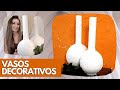 Vaso Decorativo com Bexiga DIY (PASSO A PASSO) / Decorative Vase with Balloon