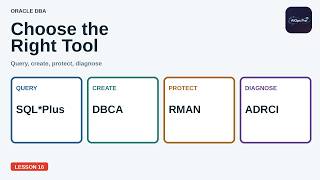 Oracle DBA Lesson 16 — Choose the Right Database Tool