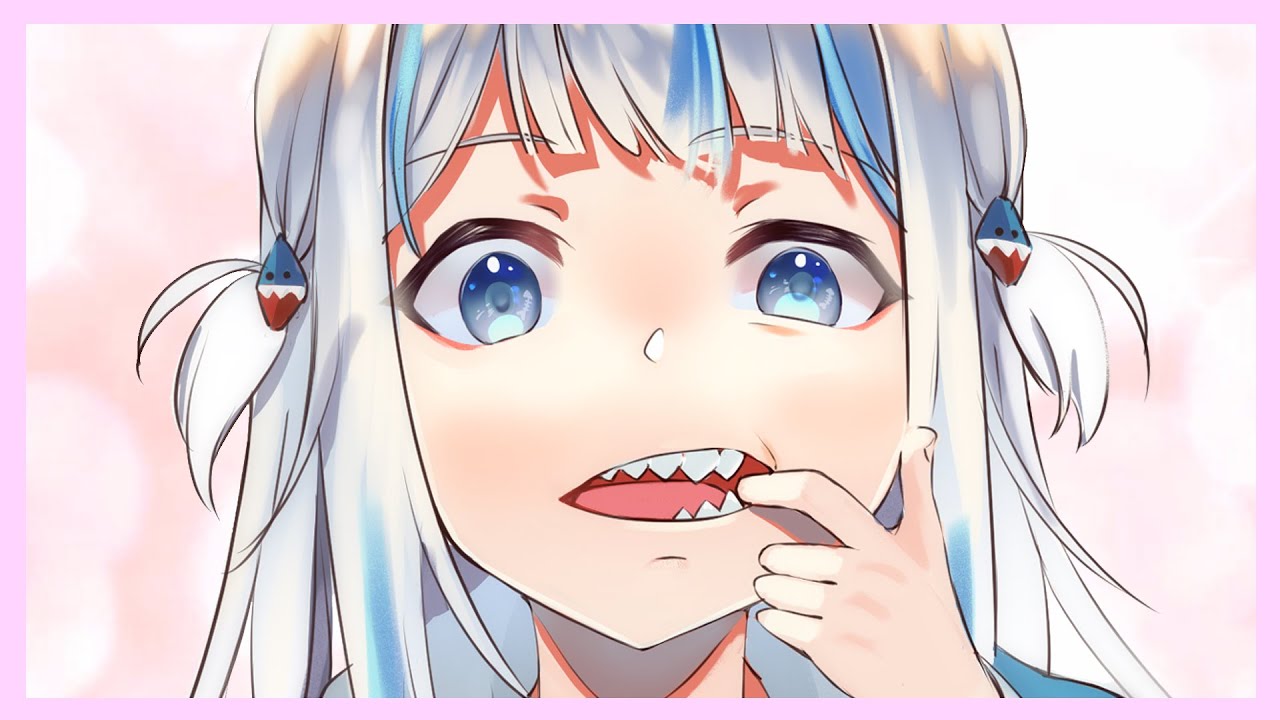 Gura almost debuted with NO TEETH...