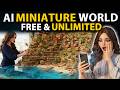 Create Hyper Realistic AI Miniature Worlds Diorama Videos | FREE