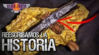 El misterioso martillo en una piedra de millones de años.
