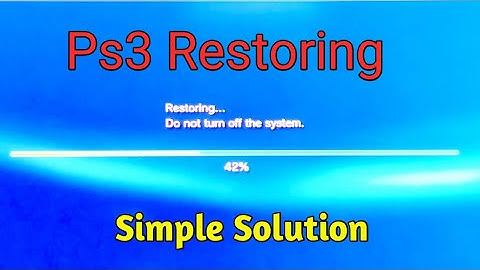 Ps3 file system storage is corrupted fix