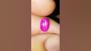 ruby Yên Bái sao nhỏ xinh nhẫn nữ đẹp 500k #gem #gemstone #ruby
