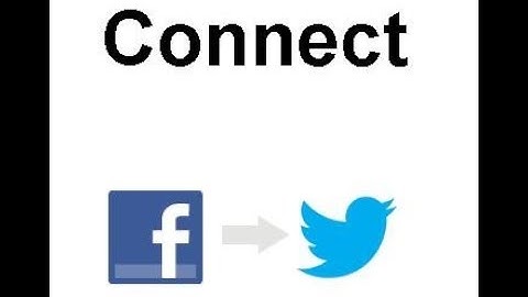 How to connect facebook with twitter - Lunar Computer College