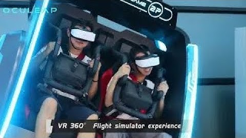 Real 360 VR Rotating Simulator VR Time Travel 2 seats VR from Oculeap