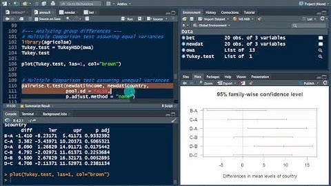 ANOVA in R || One-Way ANOVA & Kruskal-Wallis test in R || CRD and RBD ||Tutorial 6 of 1