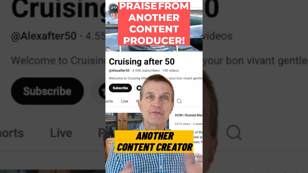 #shorts We Were Named One of YouTube’s MOST Honest Cruise Reviewers… Here’s What Happened
