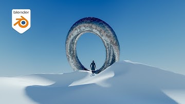 How To Create A Surreal Landscape Render In Blender | Blender Tutorial