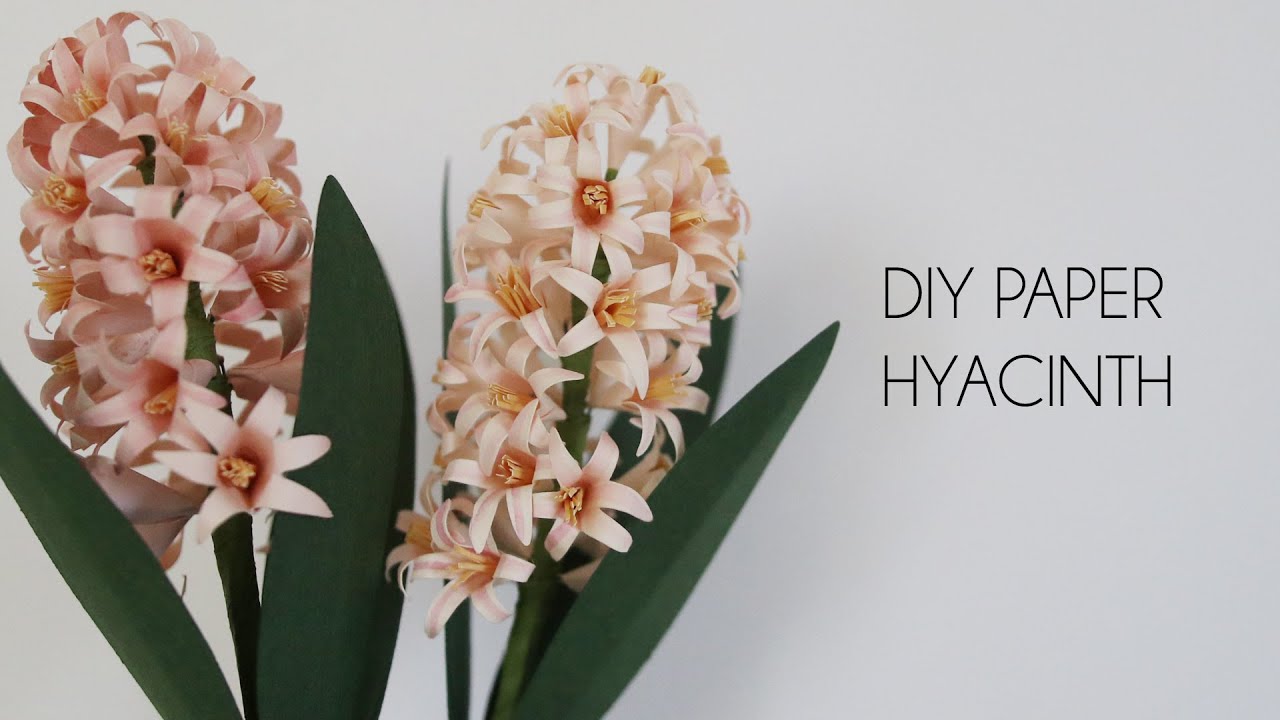 How to Make Paper Hyacinth Flowers