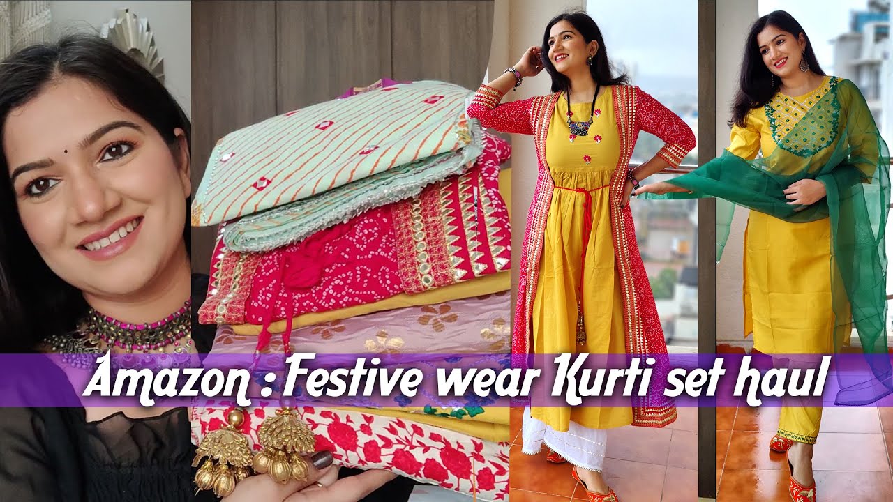 Amazon Festive Wear Kurti Set Haul Under 1199/ /Reselling YouTube