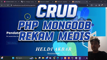 CRUD - Pengelolaan Rekam Medis menggunakan Database MongoDB & PHP