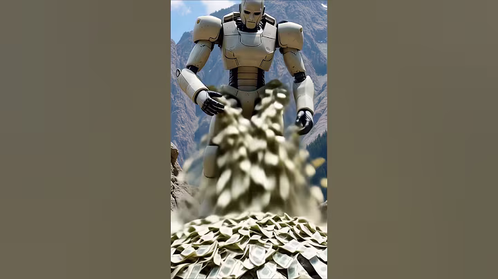 산속에 나타난 거대 로봇이 돈을 뿌린다?!